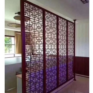 鋁藝屏風(fēng)隔斷5