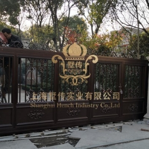 上海別墅庭院大門鋁藝大門4