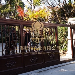 上海別墅庭院大門鋁藝大門5